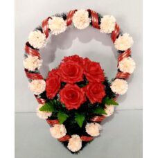 Ритуальная корзина КР-500 Размеры: 75 х 45 см.